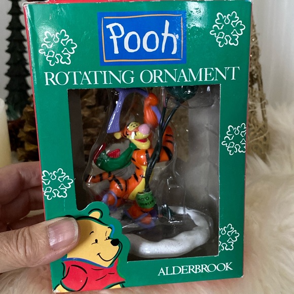 Vintage 1989 Alderbrook/noma rotating Winnie the Pooh Tigger rotating ornament - Picture 1 of 10